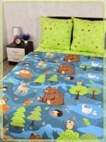 Детское постельное белье поплин артдизайн На опушке