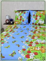 Детское постельное белье бязь День рождения зайки