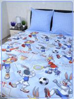 Детское постельное белье поплин артдизайн Веселые старты