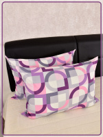 Наволочки на молнии Ив. бязь Диалог вид 9/2 розовый 2 шт.